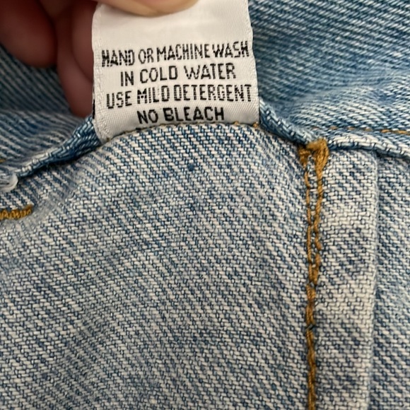 SOLD Vintage Swagger Jeans High Waisted Denim Shorts - Picture 11 of 16